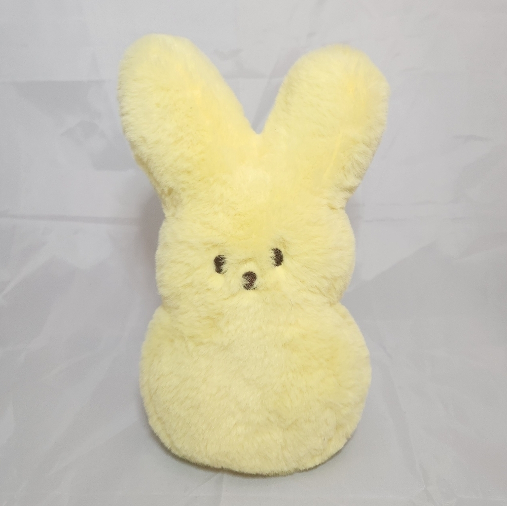 Small PEEPS Yellow Fluffy Bunny Plush